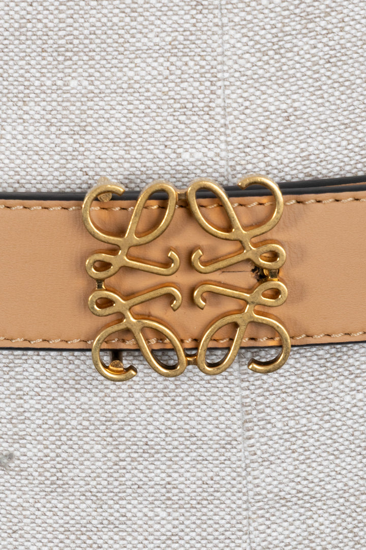 LOEWE Reversible Anagram Belt Brown