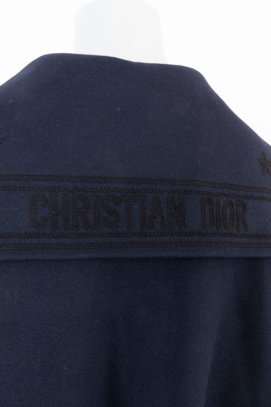 CHRISTIAN DIOR Bomber Jacket Wool Navy