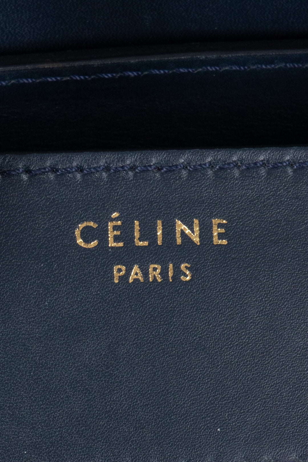 CÉLINE Luggage Mini Tote Bag Tricolor