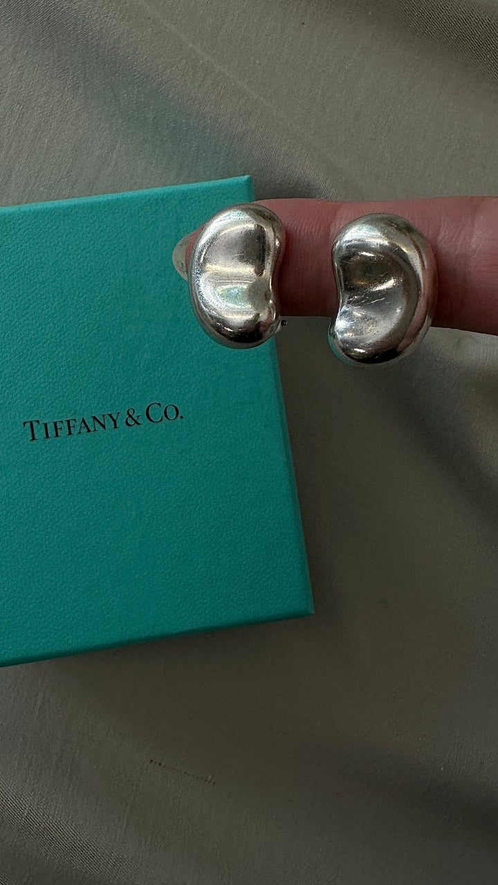 TIFFANY&CO. Bean Earclips Sterling Silver