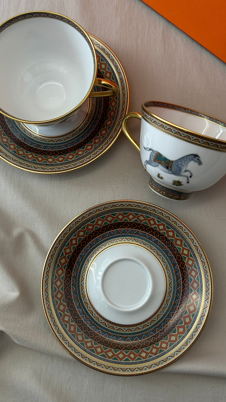 HERMÈS Cheval D´Orient No1 Tasse a The Set