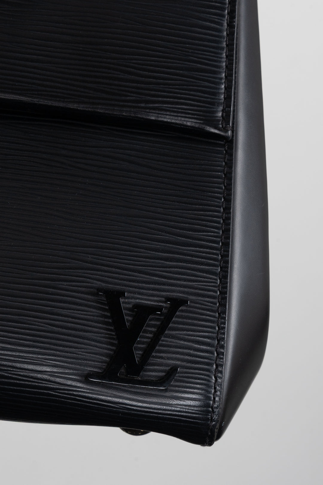 LOUIS VUITTON Cluny Top Handle Bag BB Epi Black