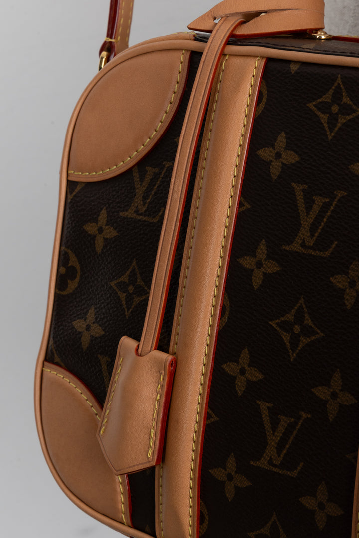 LOUIS VUITTON Valisette PM Crossbody Vanity Case MNG Canvas