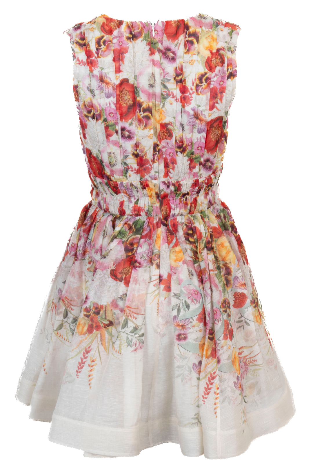 ZIMMERMANN Wonderland V Neck Dress Multicolor