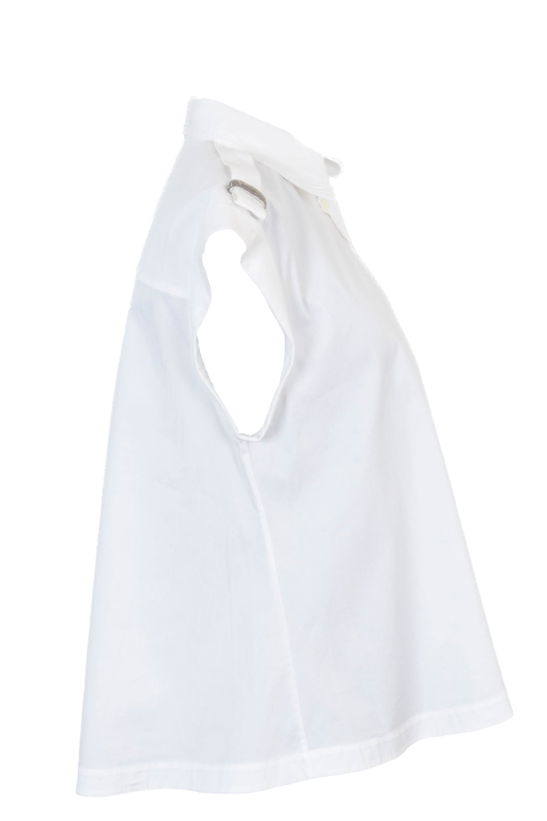 BRUNELLO CUCINELLI Sleeveless Shirt White