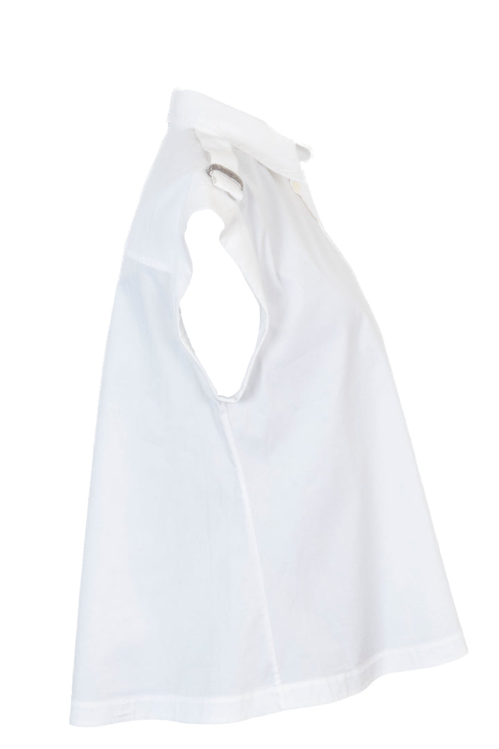 BRUNELLO CUCINELLI Sleeveless Shirt White