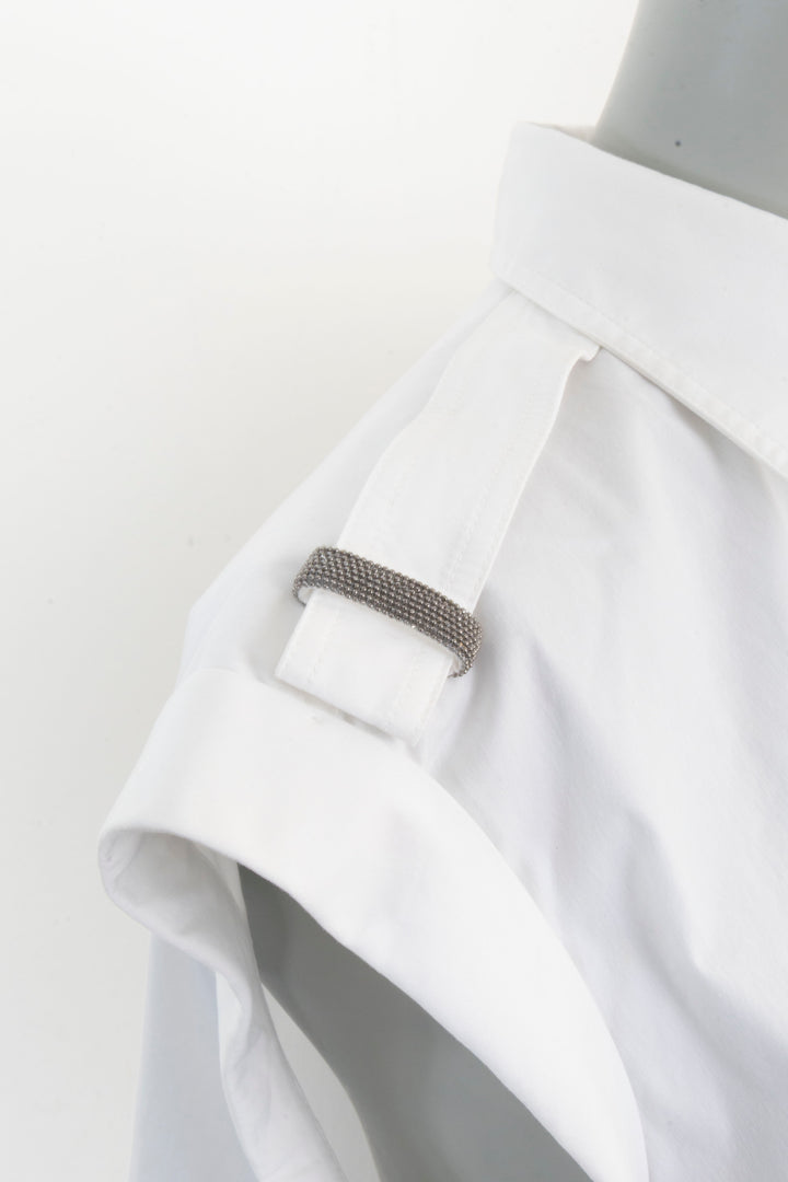 BRUNELLO CUCINELLI Sleeveless Shirt White
