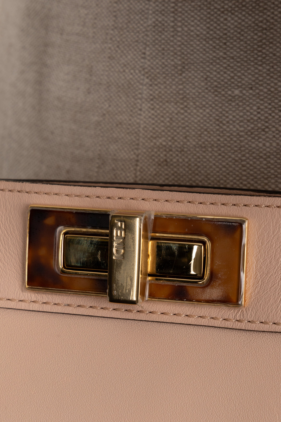 FENDI Peekaboo ISeeU Bag Medium Selleria Blush