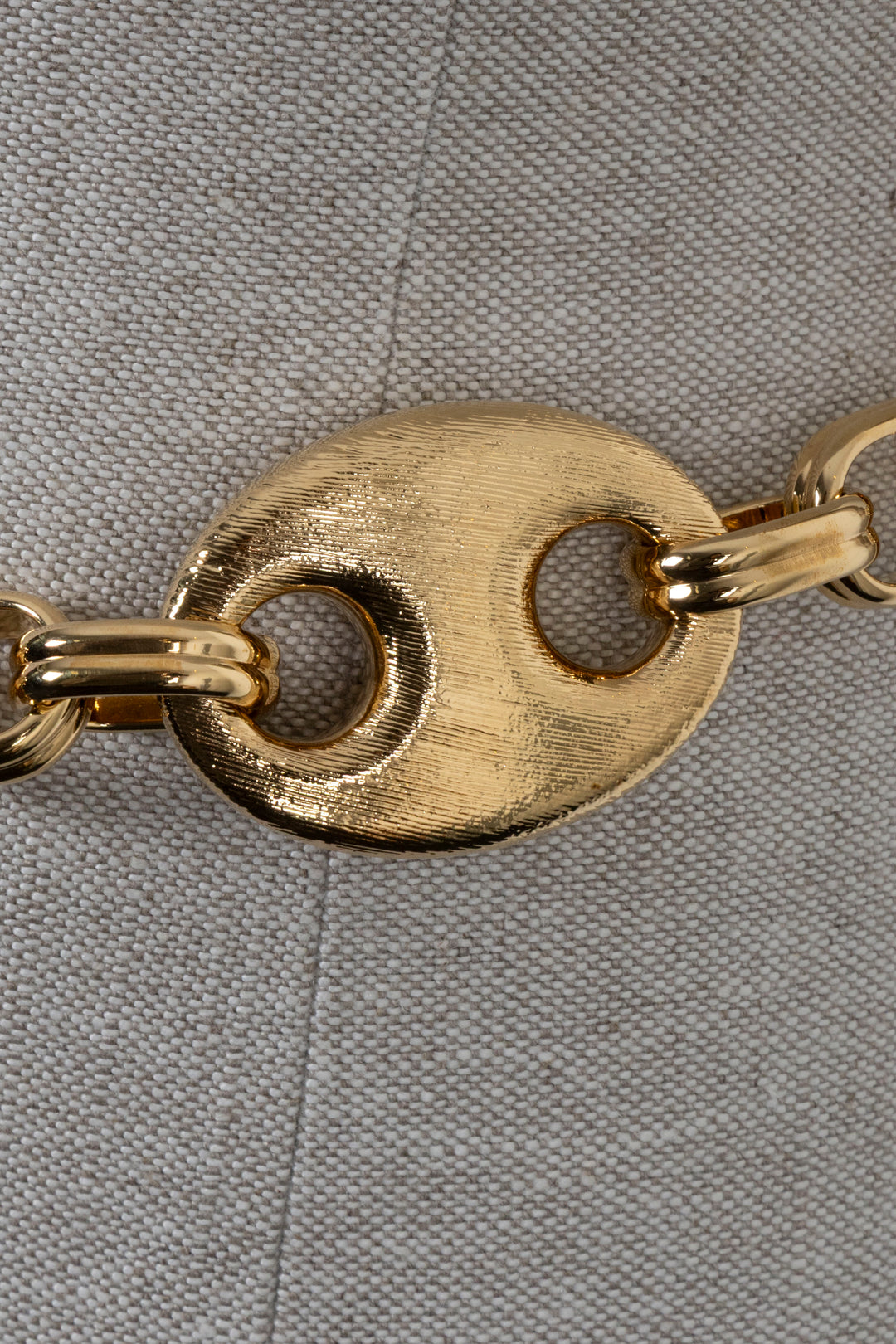 GUCCI Chain Link GG Belt Gold