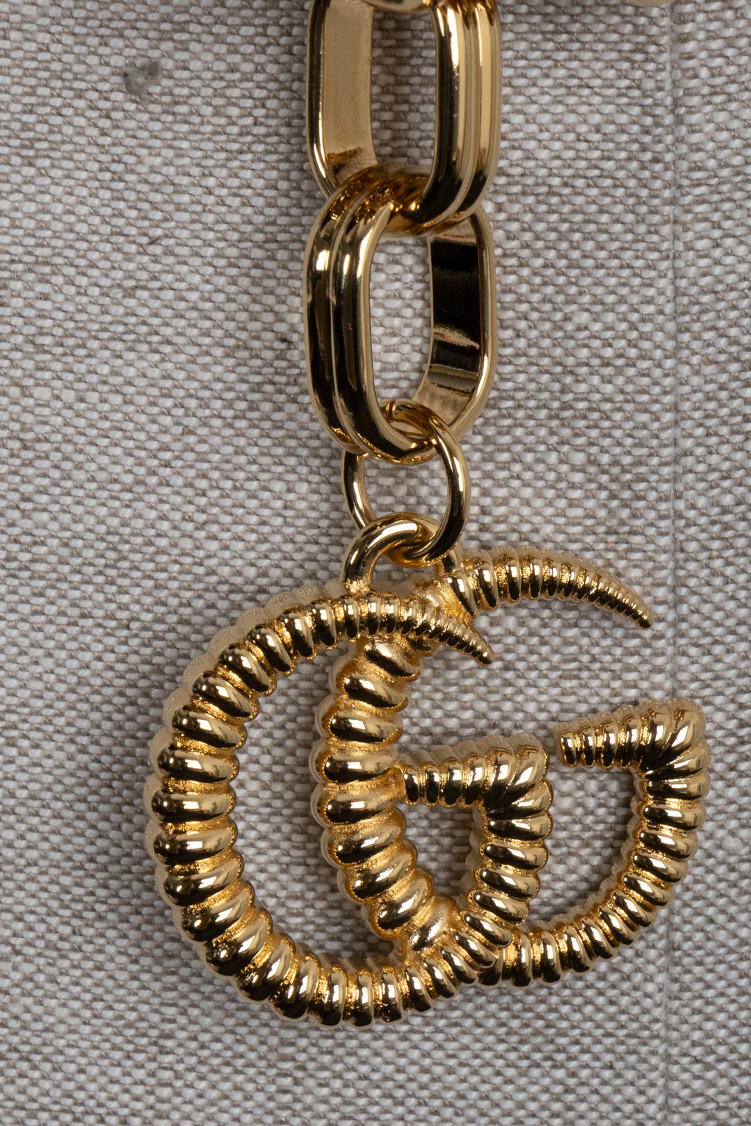 GUCCI Chain Link GG Belt Gold