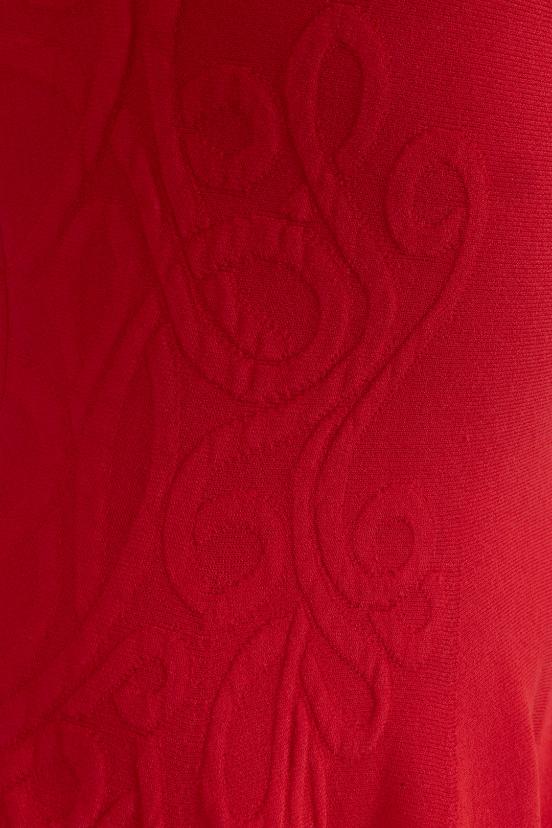 ALEXANDER MCQUEEN Short Sleeve Dress Red