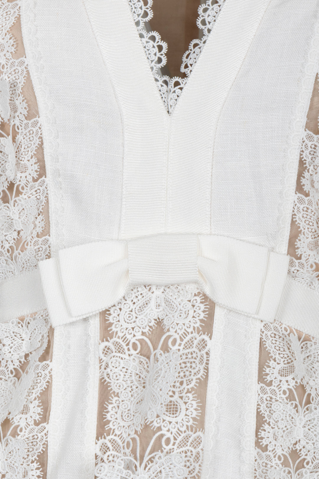 ZIMMMERMANN Butterfly Dress Linen White