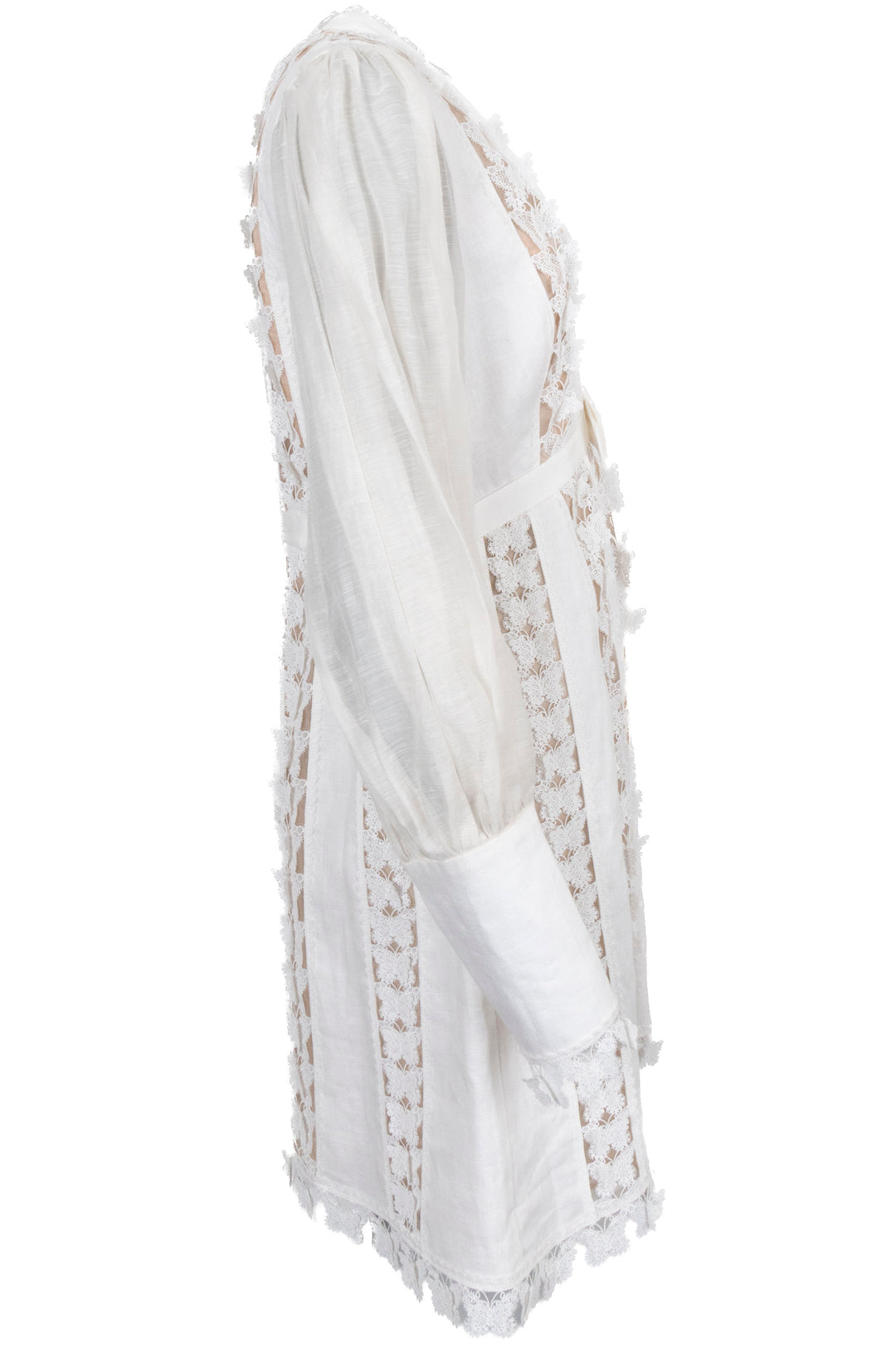 ZIMMMERMANN Butterfly Dress Linen White