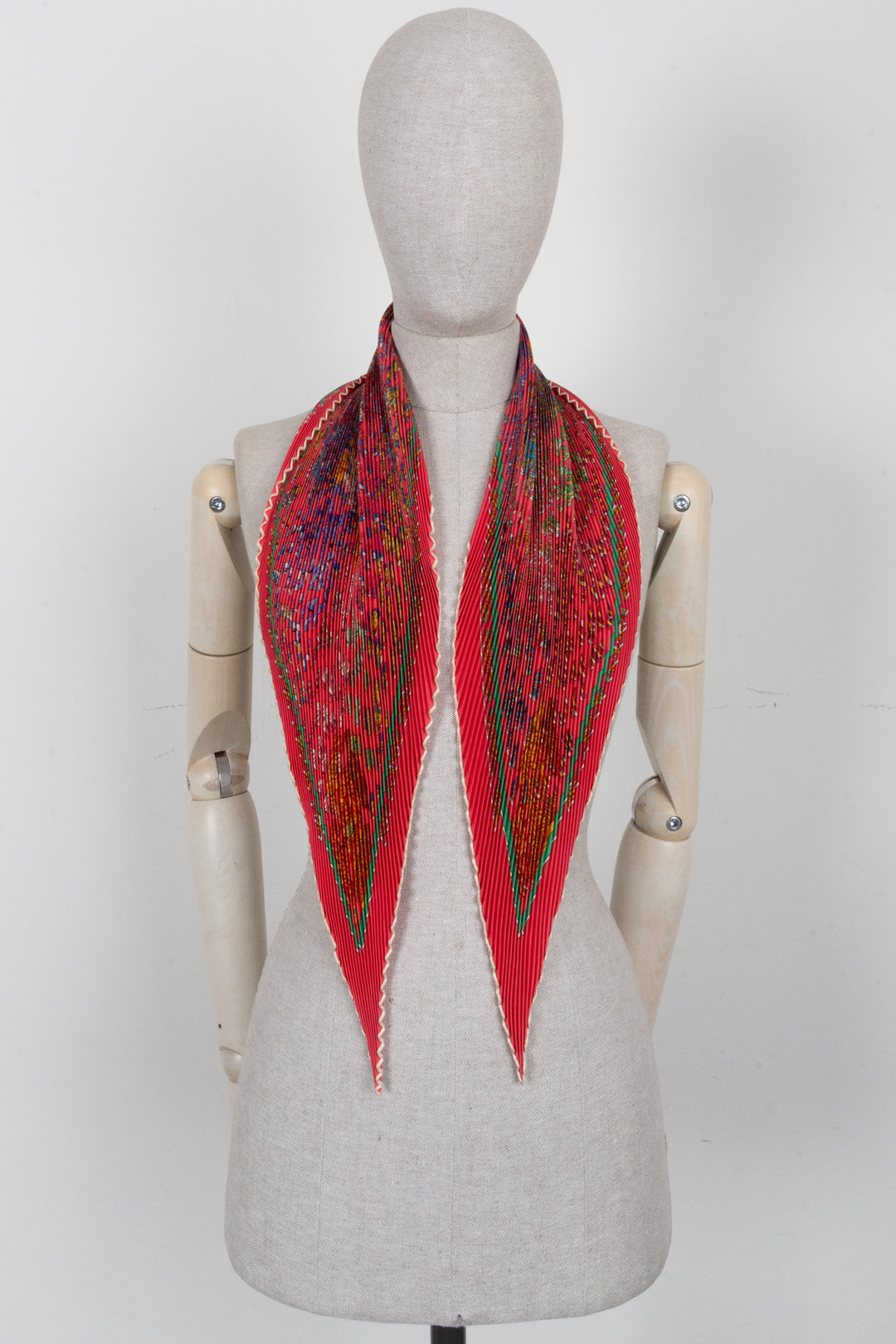 HERMÈS De La Mer Au Ciel Pleated Scarf