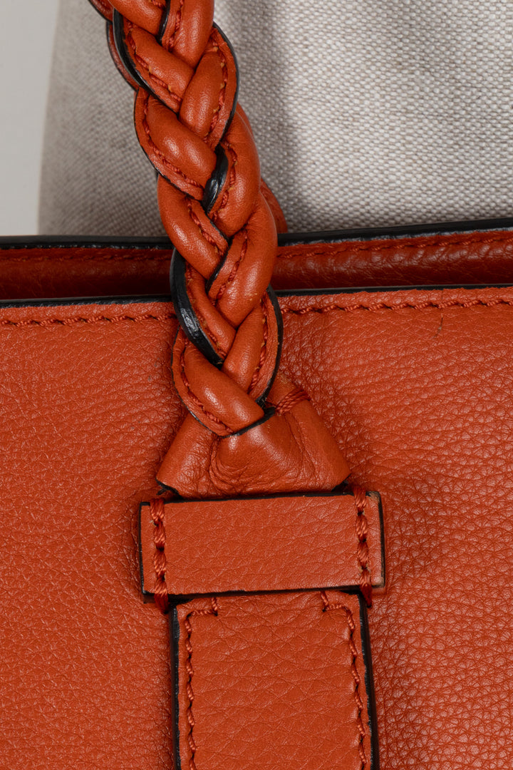 VALENTINO To Be Cool Tote Orange