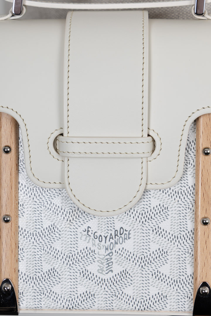 GOYARD Mini Saigon Bag White