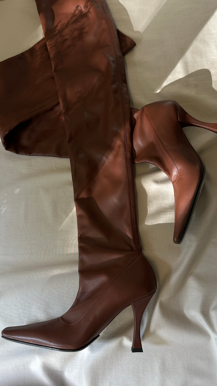 PROENZA SCHOULER Overknee Boots Brown
