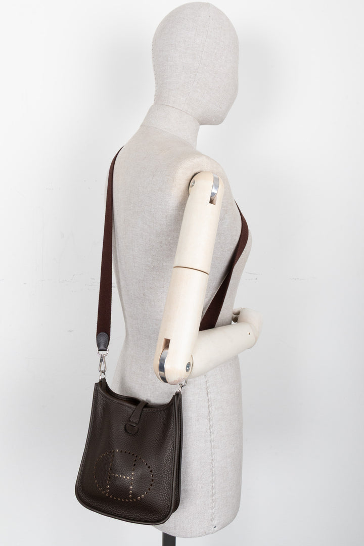 HERMÈS Evelyne 16 TPM Clemence Ébène Havane
