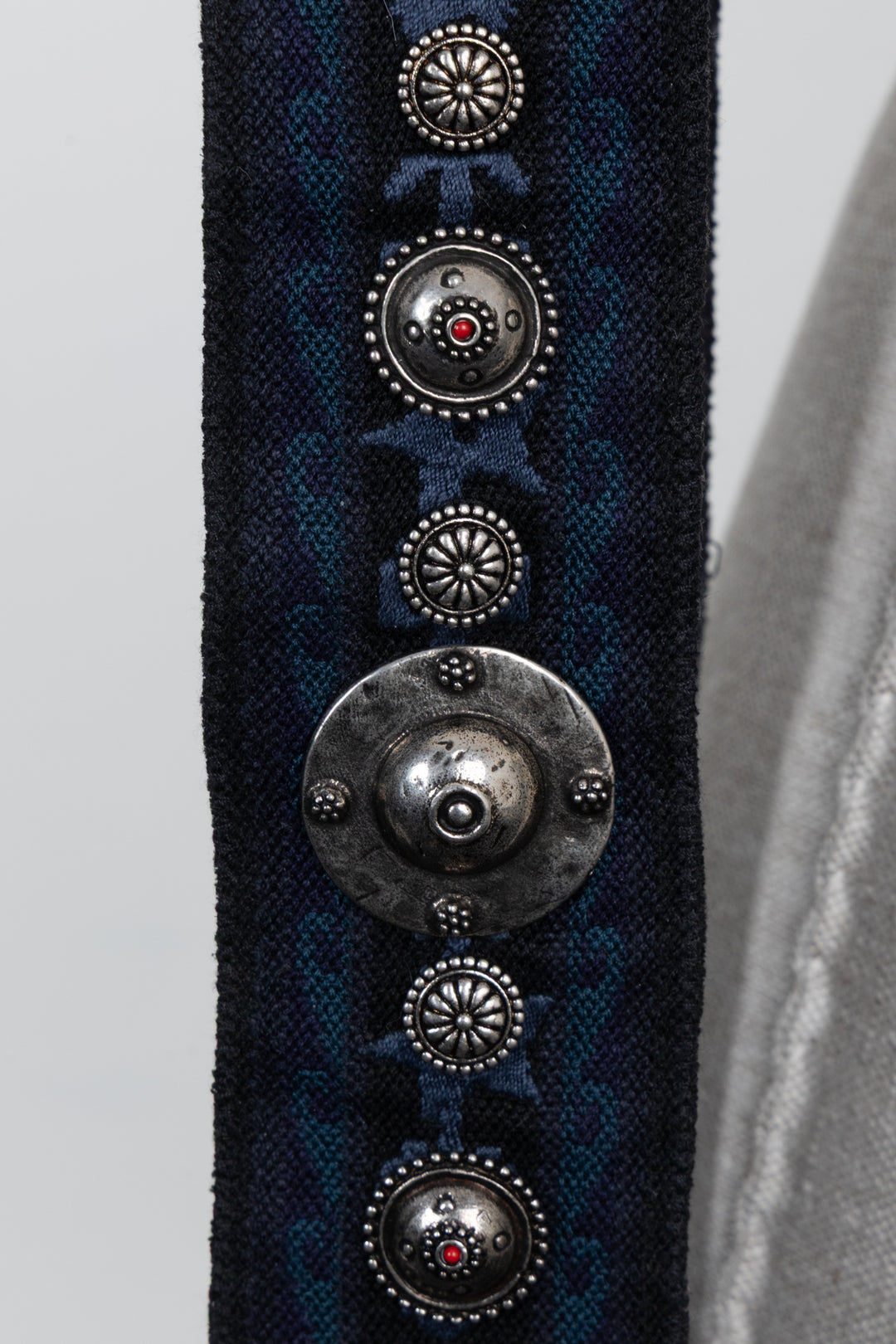 Bandoulière cloutée CHRISTIAN DIOR bleu marine