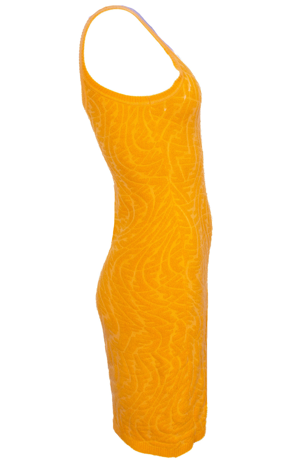 FENDI FF Vertigo Dress Yellow