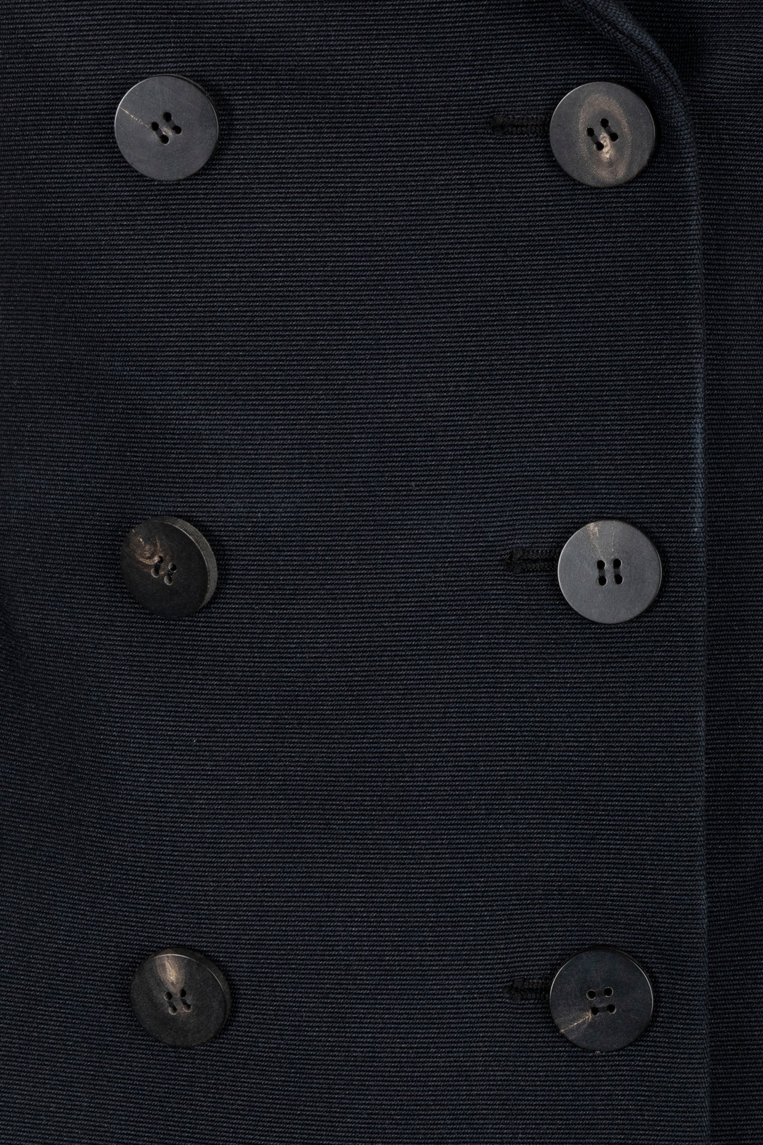 CHRISTIAN DIOR Sleeveless Bar Coat Silk Navy