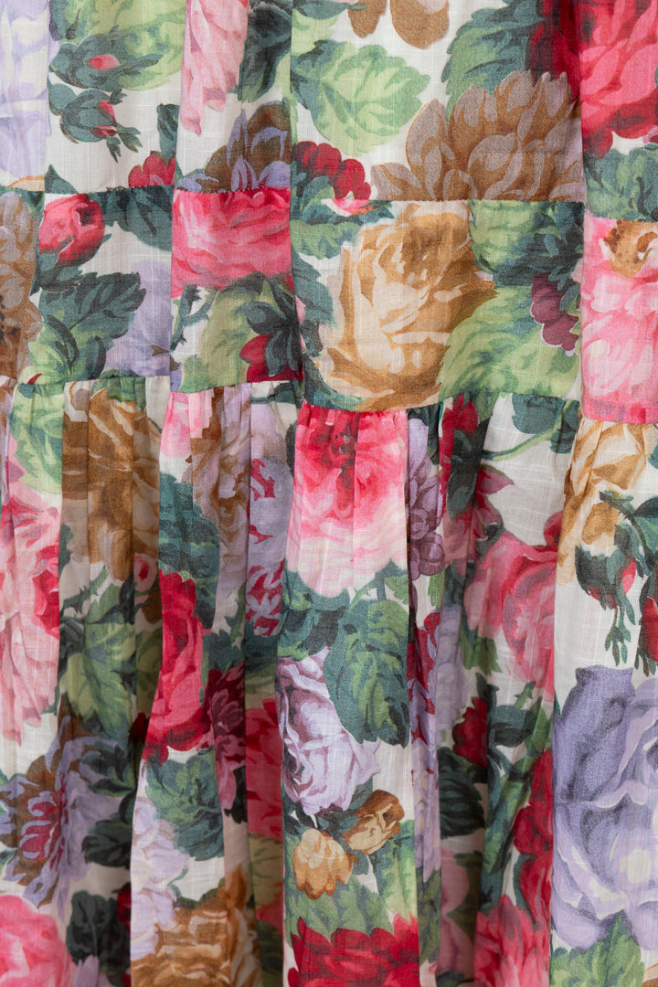Robe sans manches à imprimé floral multicolore ZIMMERMANN