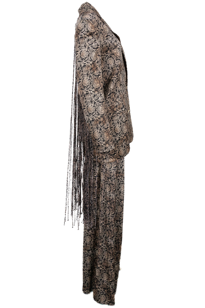 ZIMMERMANN Paisley Lavish Whip Suit Two Piece Satin