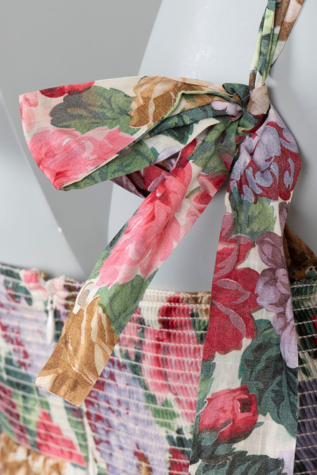 Robe sans manches à imprimé floral multicolore ZIMMERMANN