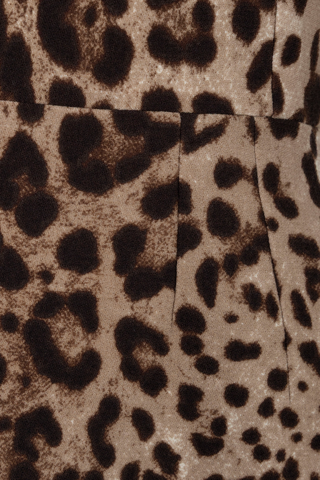 DOLCE&GABBANA Cheetah Print Dress Brown