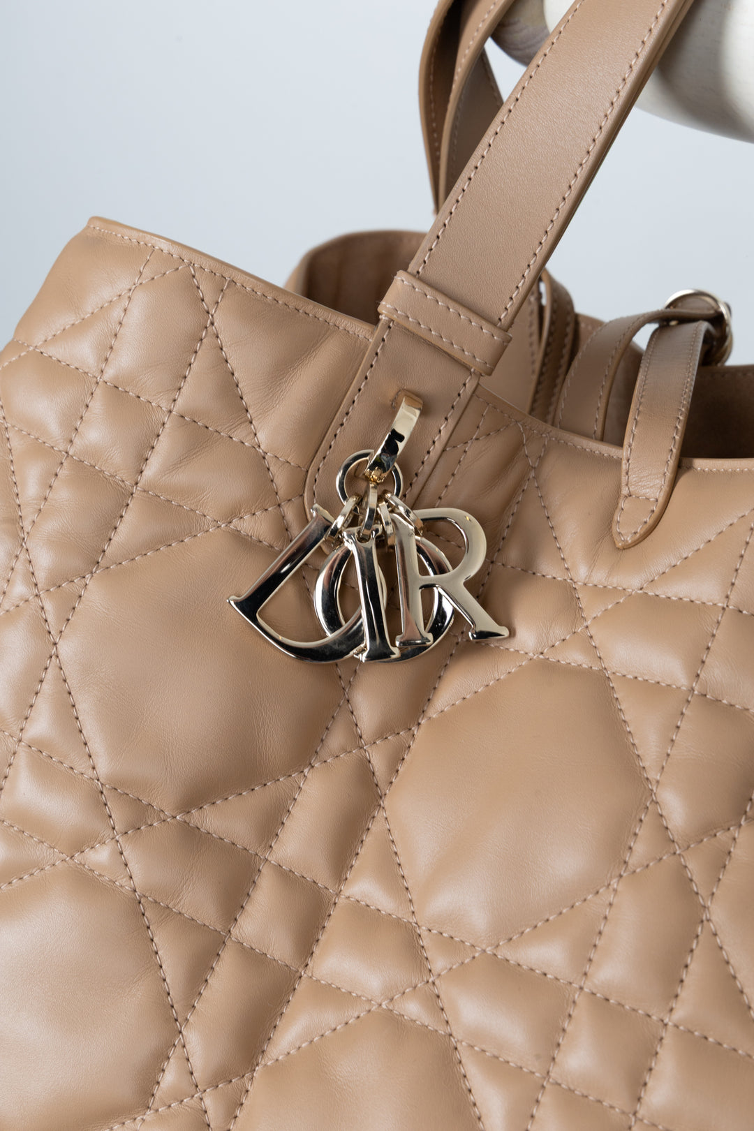 CHRISTIAN DIOR Sac Toujours Large Tote Bag Beige