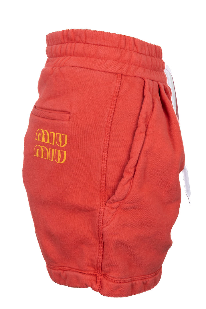 MIUMIU Shorts Jersey Cotton Red