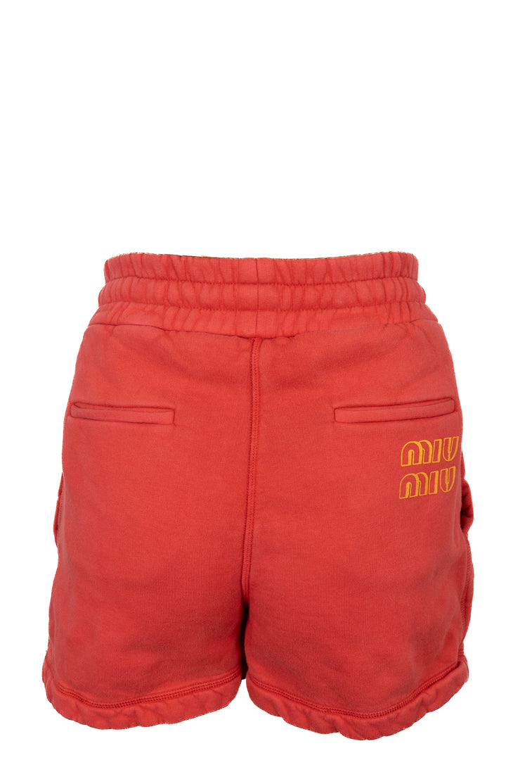 MIUMIU Shorts Jersey Cotton Red