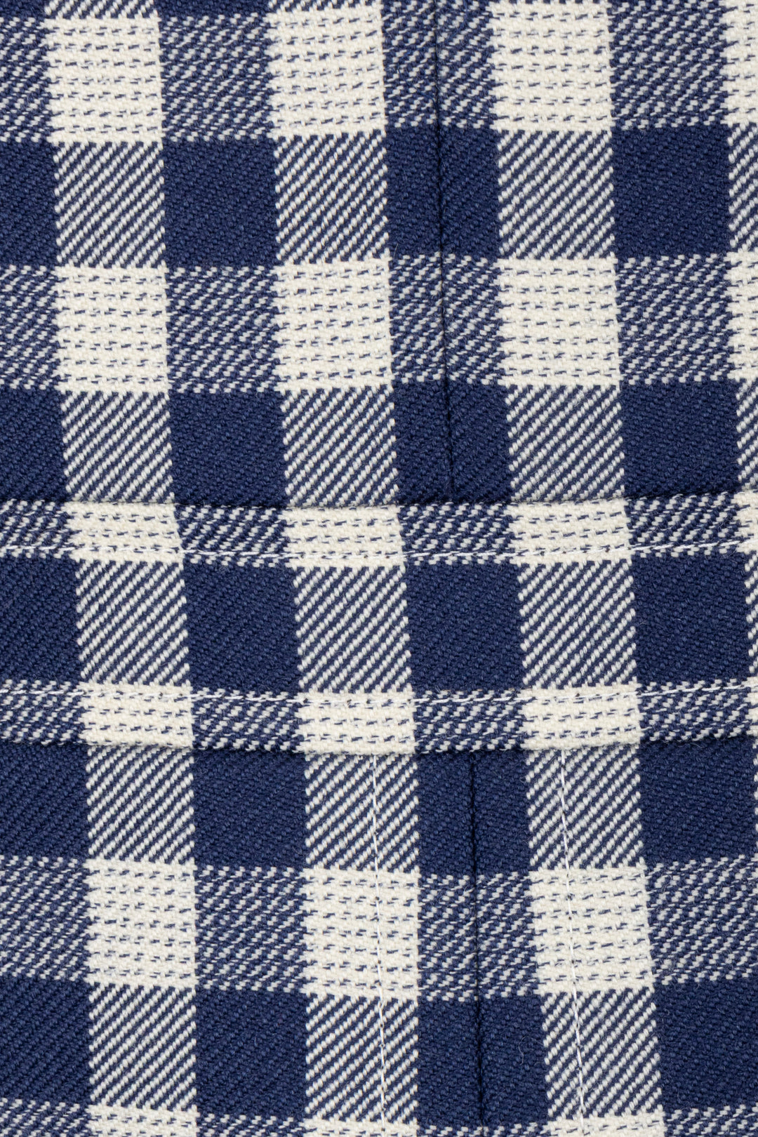 CHRISTIAN DIOR Checked Pleated Dress Navy White