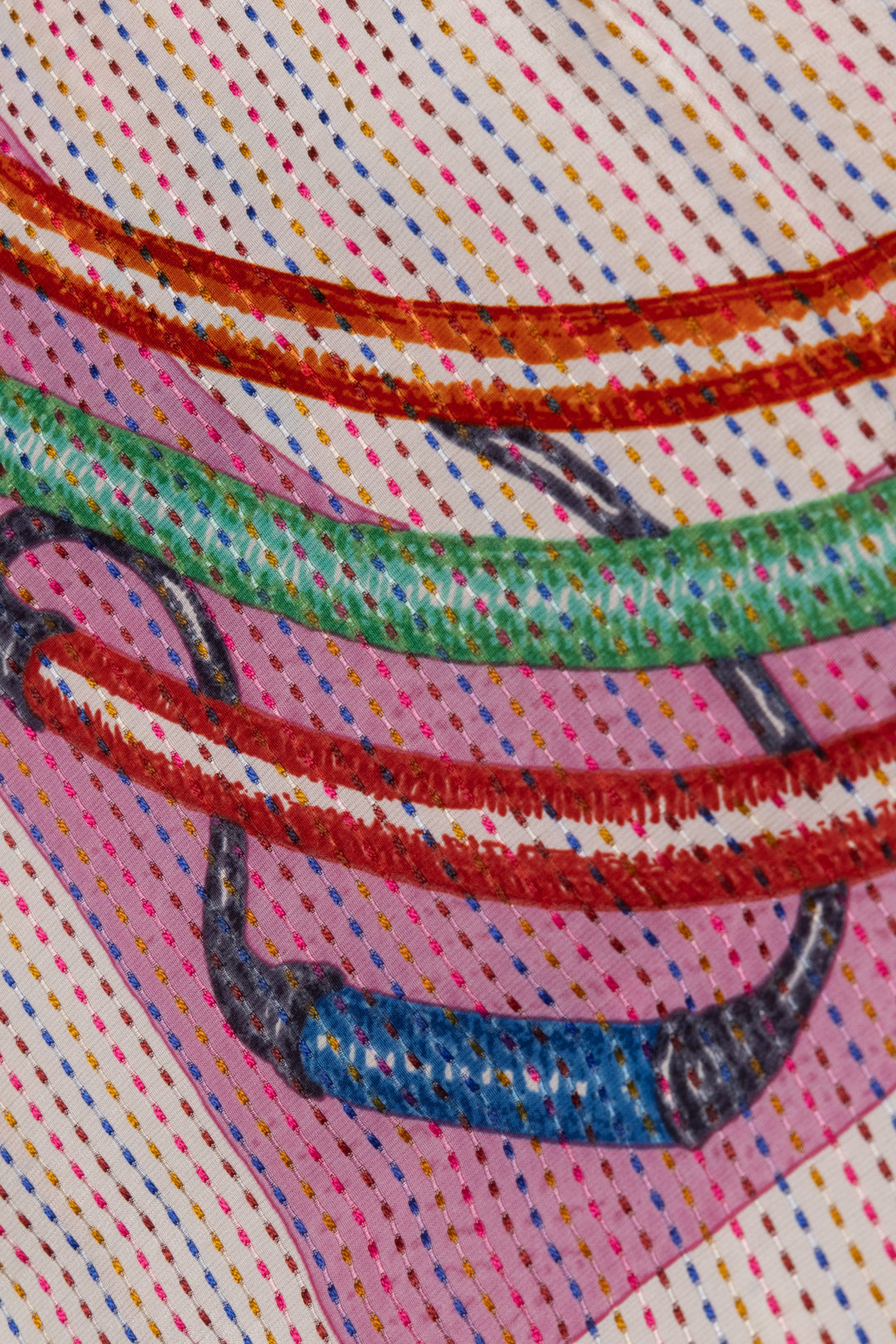 HERMÈS Chevaloscope Neon Pointille 70 Silk Carré