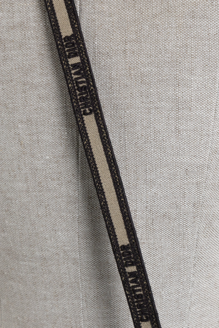 CHRISTIAN DIOR Cheetah Mini Mizza Vertical Book Tote Canvas