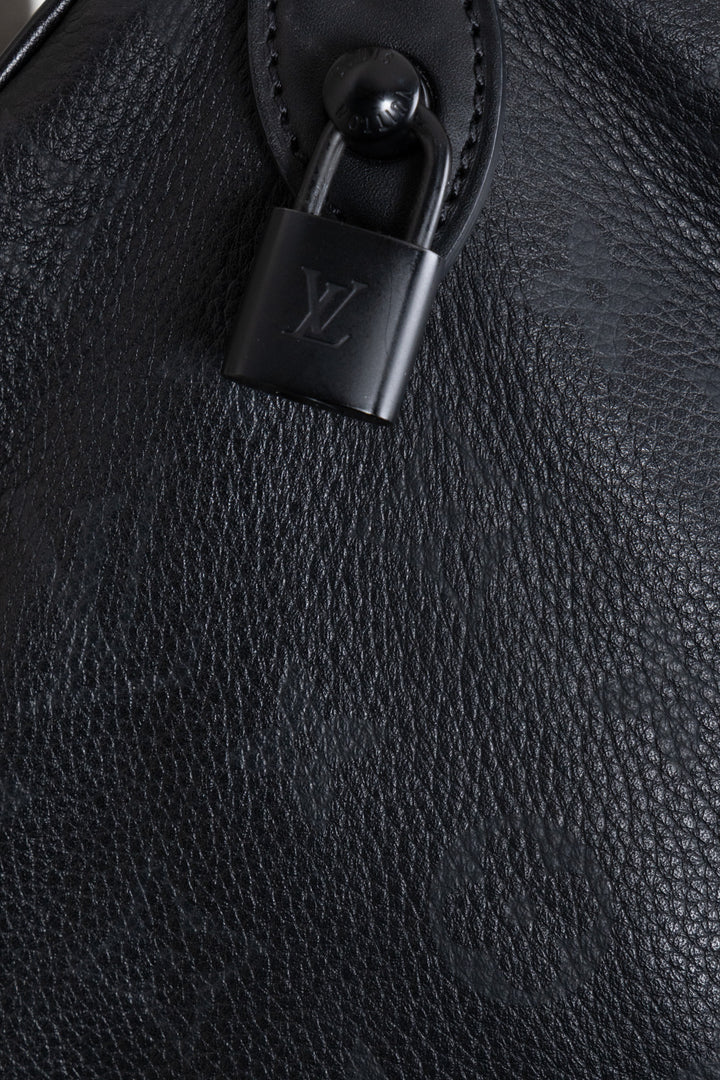 LOUIS VUITTON Speedy P9 Bandouliere 30 Leather Ultra Black