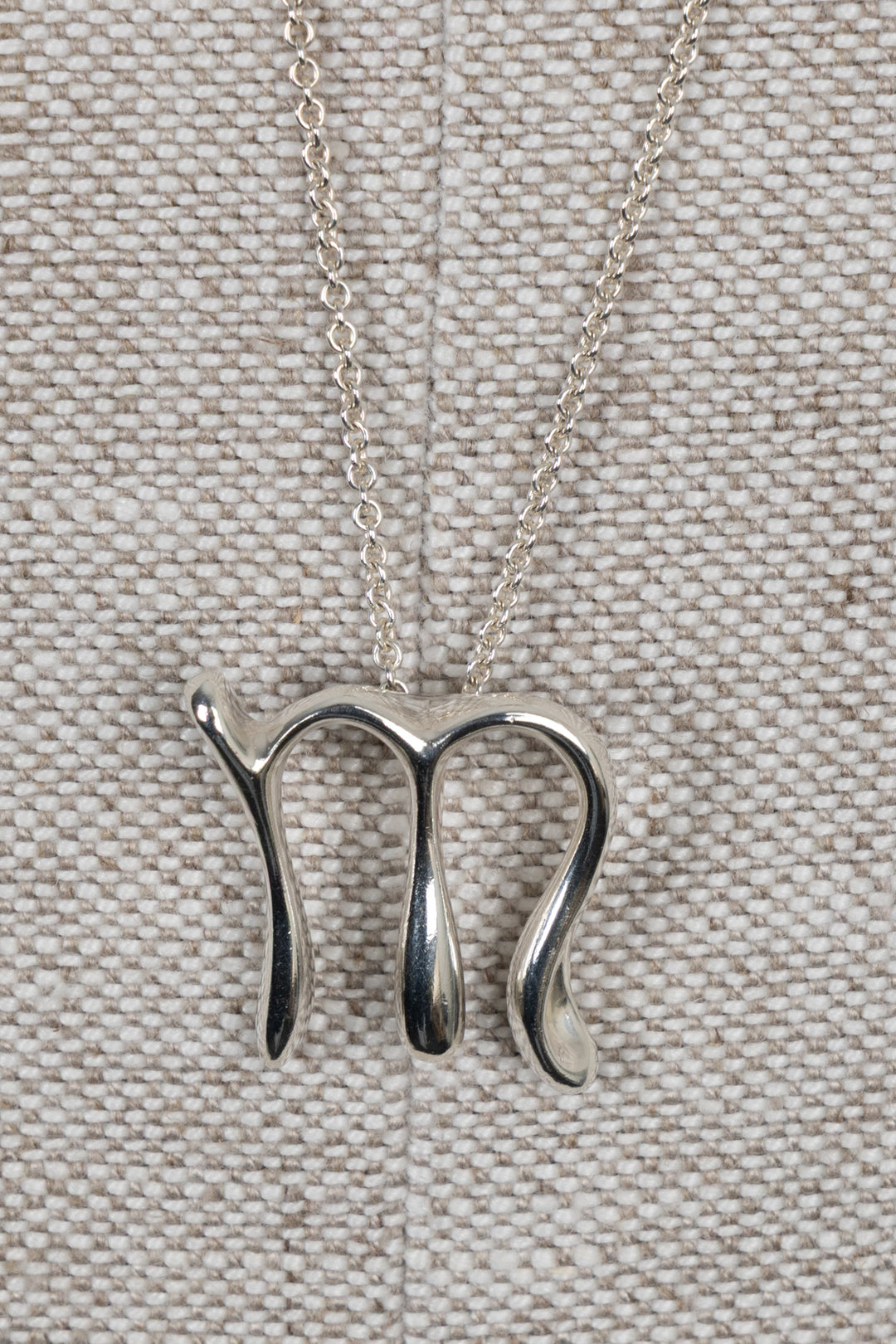 Collier TIFFANY&CO Alphabet M en argent