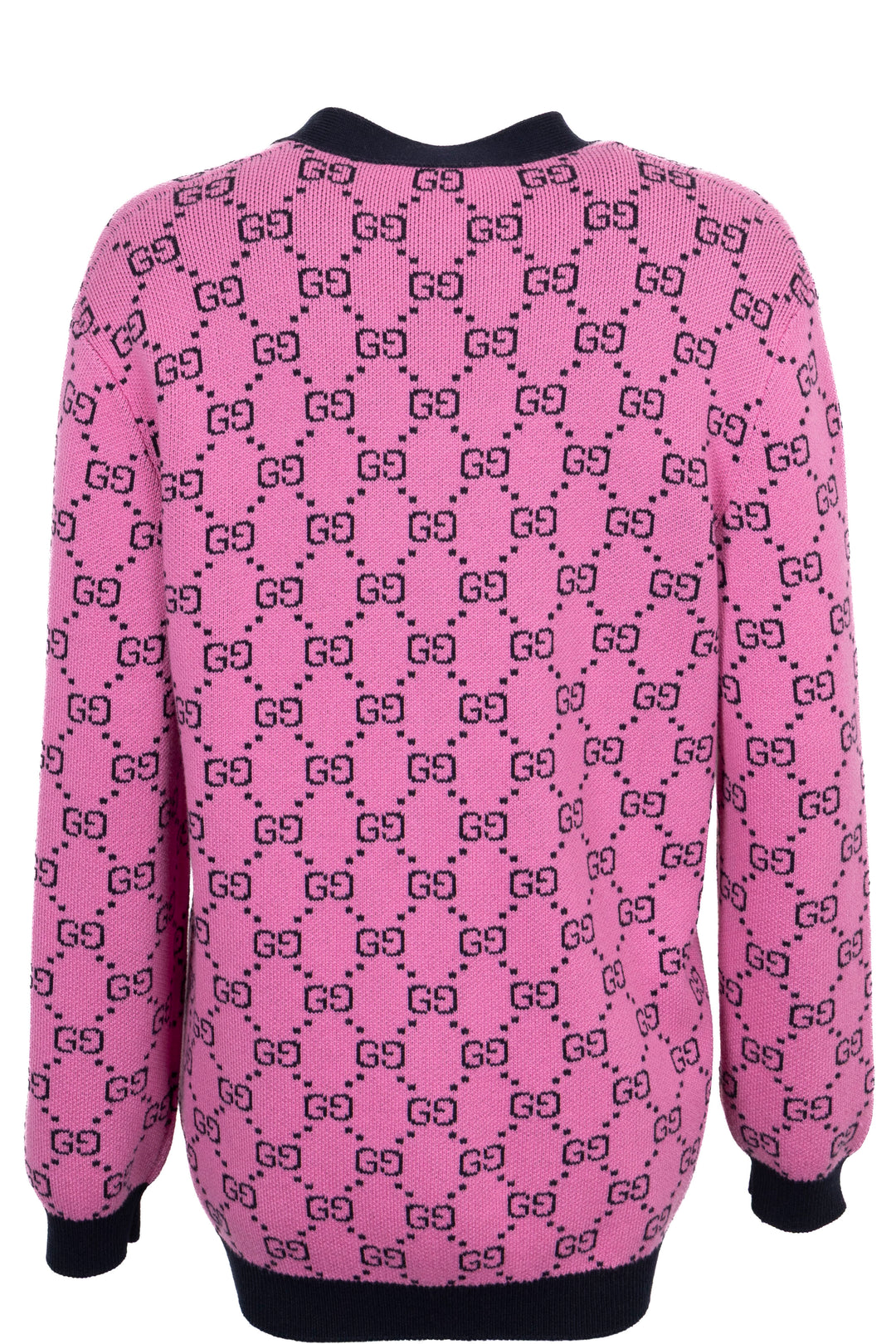 GUCCI GG Cardigan Oversize Rose Noir