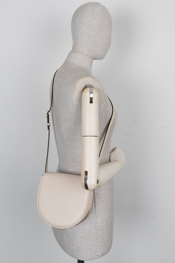 LOEWE Heel Duo Crossbody Bag Soft White
