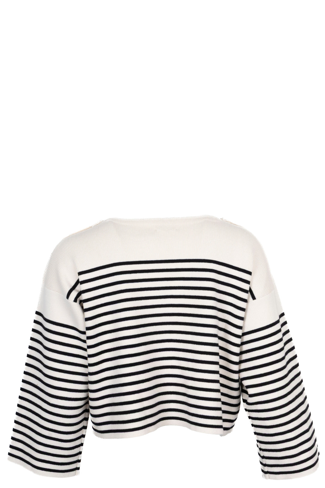 CELINE Pullover Striped Black Ivory