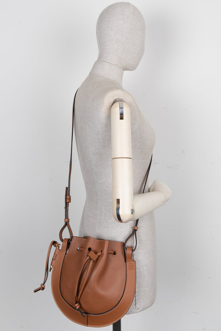 LOEWE Horseshoe Crossbody Bag Cognac