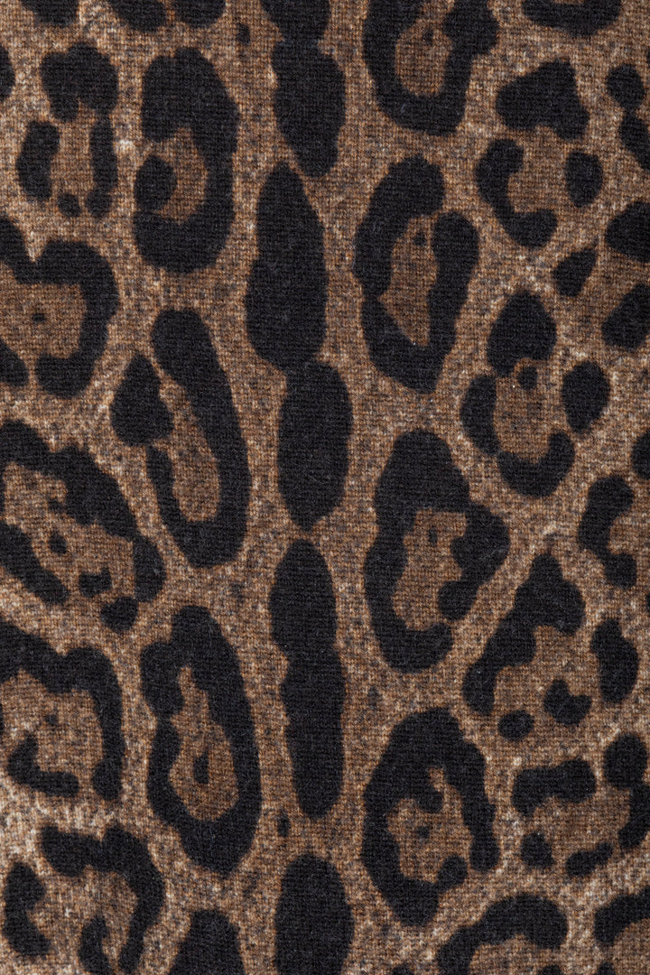 DOLCE&GABBANA Leopard Print Cashmere Knit