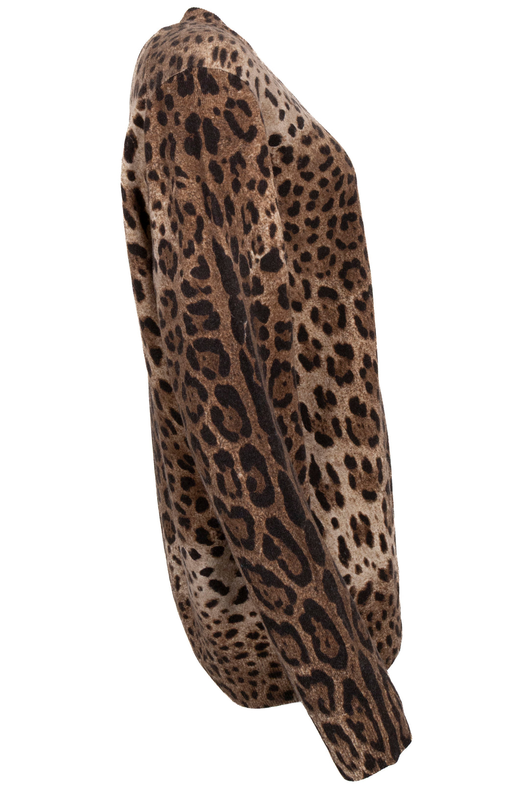 DOLCE&GABBANA Leopard Print Cashmere Knit
