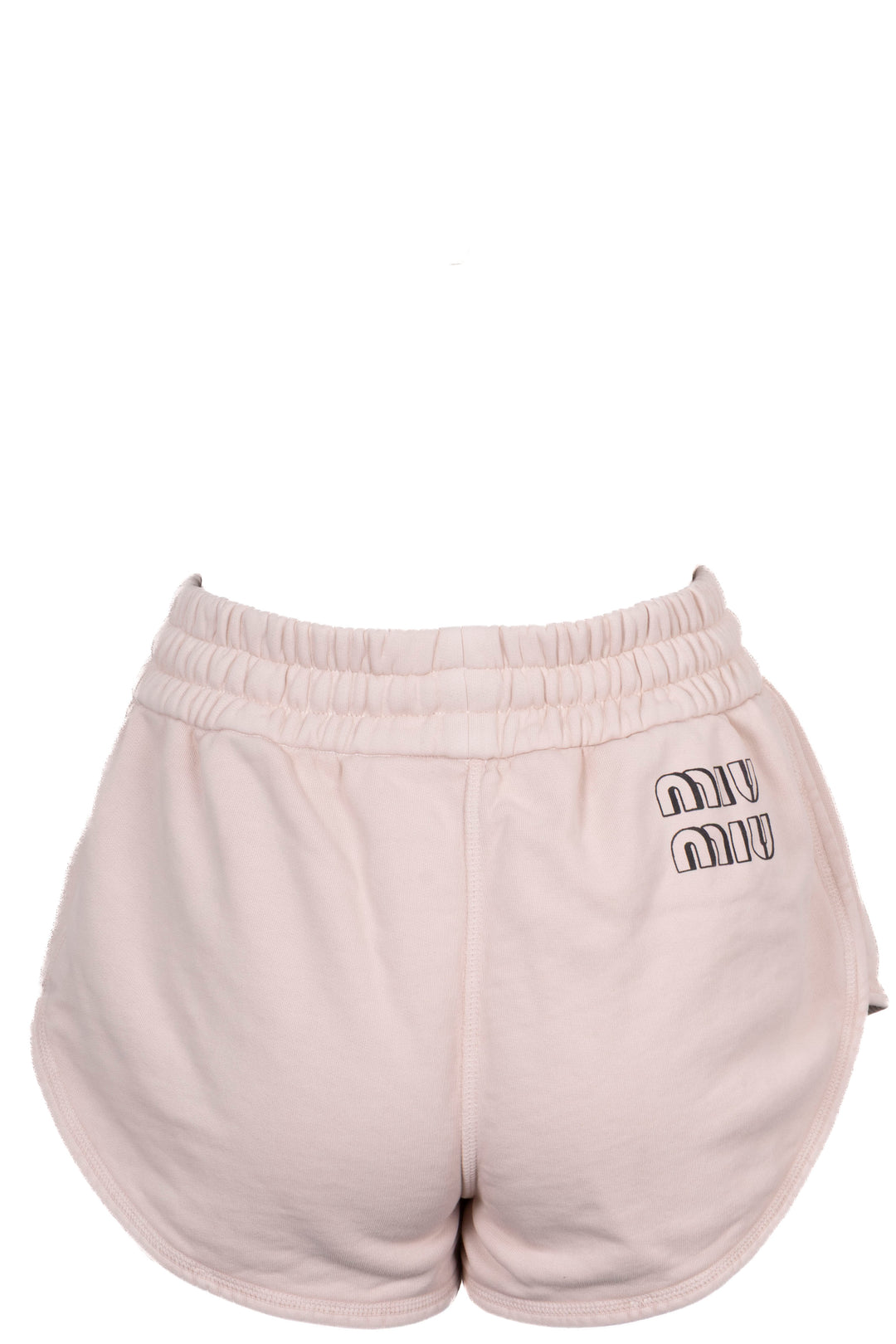 MIUMIU Shorts Jersey Cotton Cream