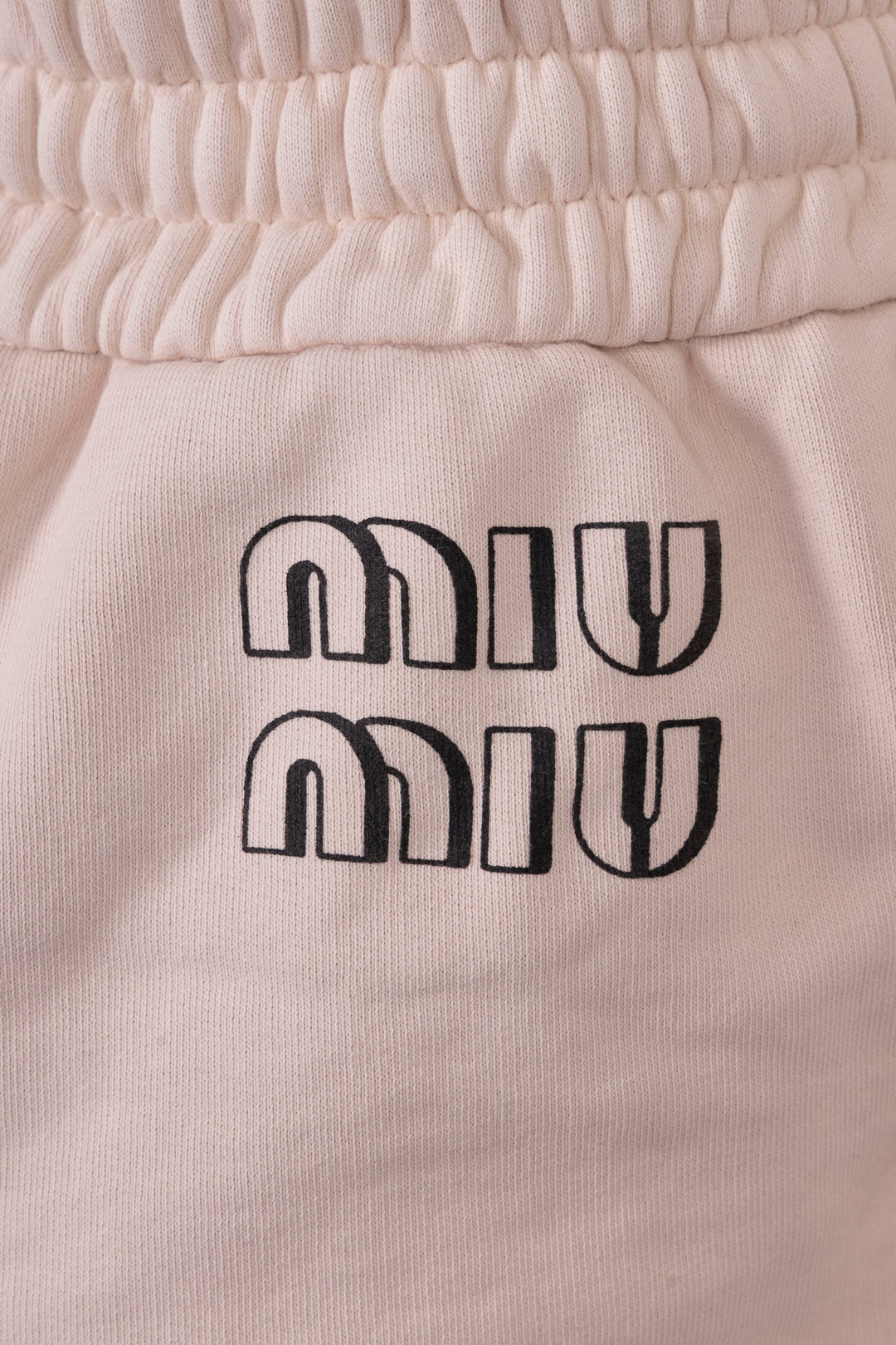 MIUMIU Shorts Jersey Cotton Cream