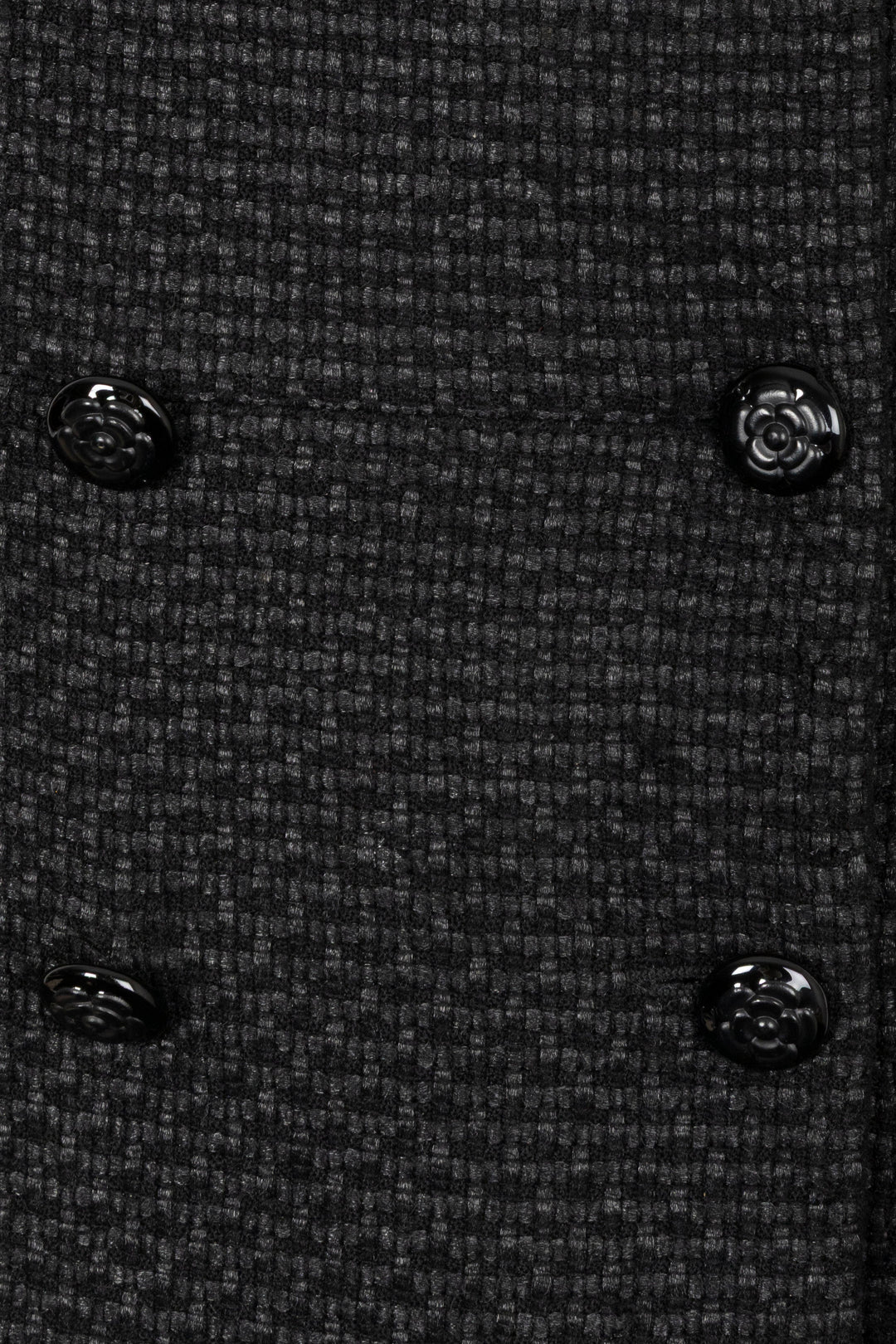 CHANEL Double Breasted Lurex Blazer Black