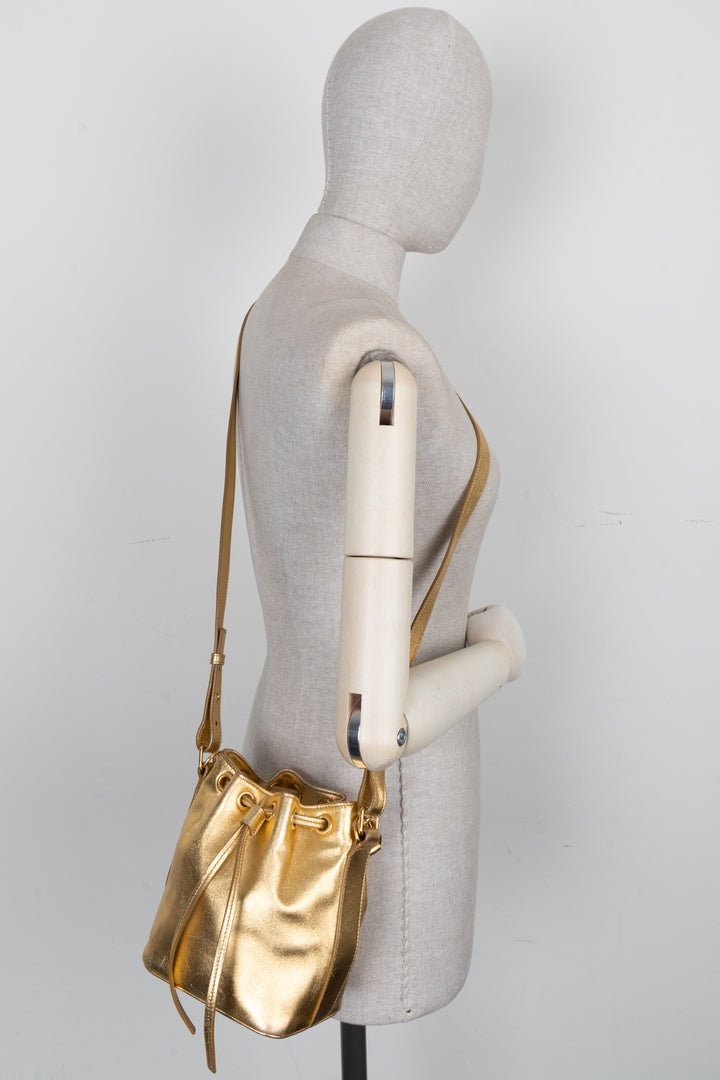 SAINT LAURENT Bucket Bag Gold