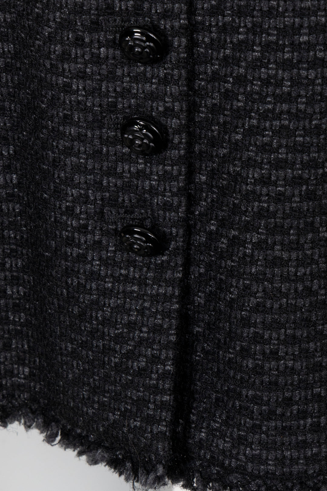 CHANEL Double Breasted Lurex Blazer Black