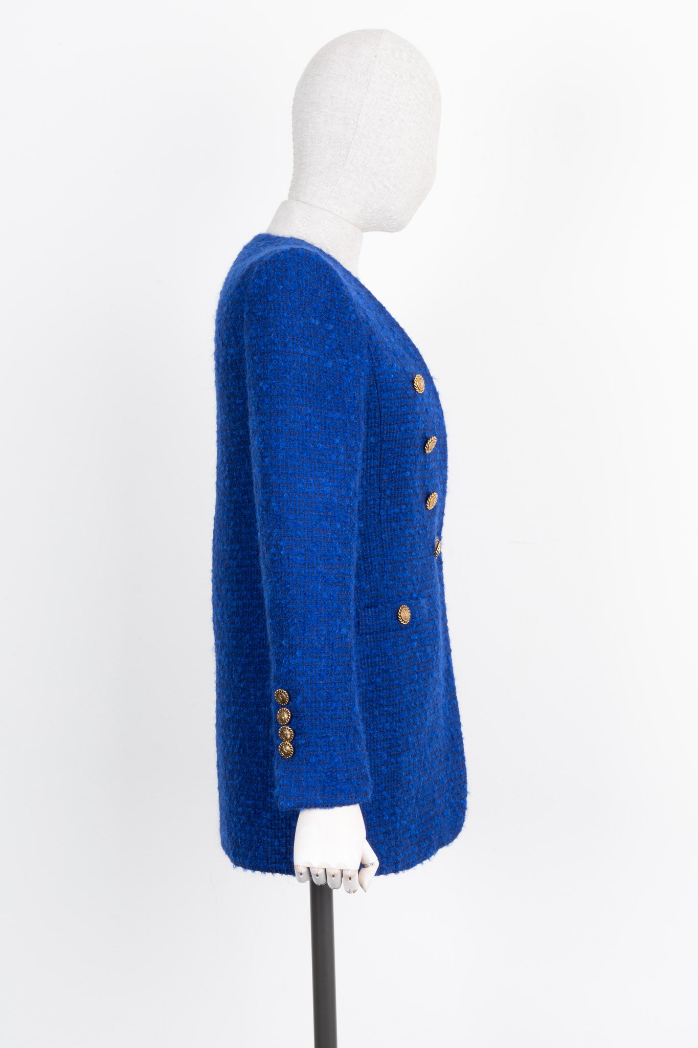 【ALUDE SELECT】blue laxury tweed jacket ALUDE SELECT】blue check tweed jacket | 【ALUDE】韓国メンズ