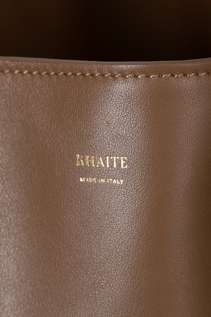 KHAITE Osa Medium Tote Bag Brown